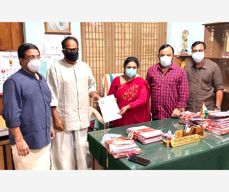 Ventilators to Palakkad District hospital